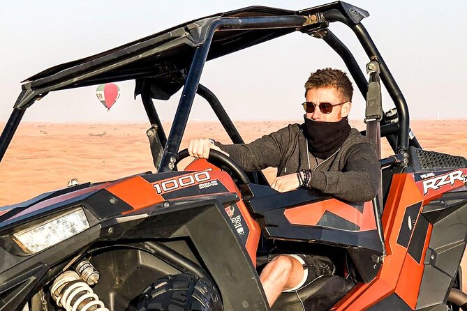 Dubai Morning Buggy Dunes Safari with Sandboarding & Camel Ride - Lahbab at sunrise: the strongest part of the setting