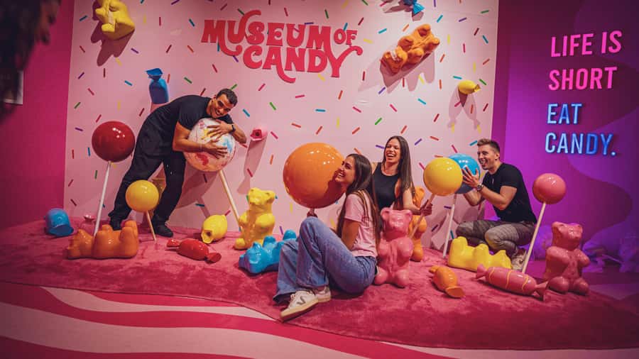 Dubai: Museum of Candy Entry Ticket - Four treat stations and the stamp-style reward