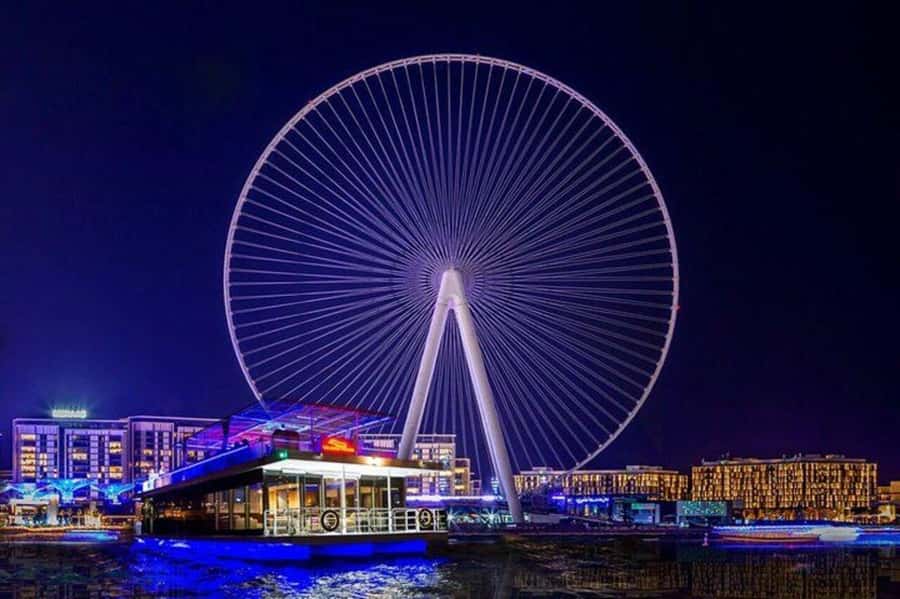 Dubai: Nighttime Guided City Tour by Van & Blue Water Island - Seeing the Burj Al Arab from the coast