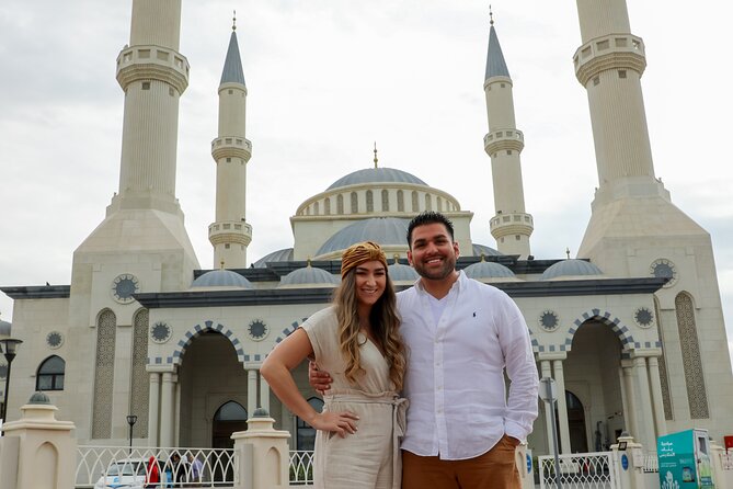 Dubai Old and Modern City Tour with Blue Mosque Visit - Transport, timing, and group size