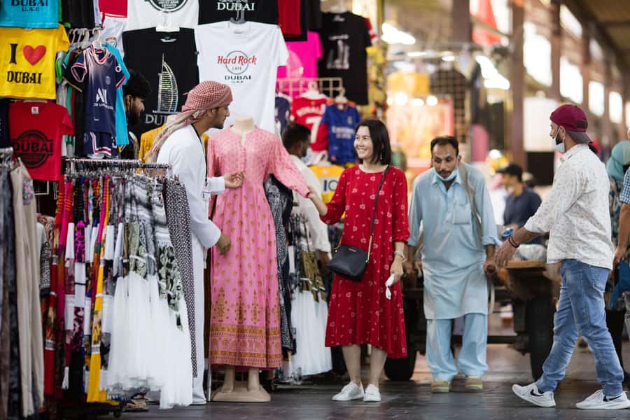 Dubai: Old Town, Creek, Museums, Souks, & Street Food Tour - Crossing Dubai Creek by abra