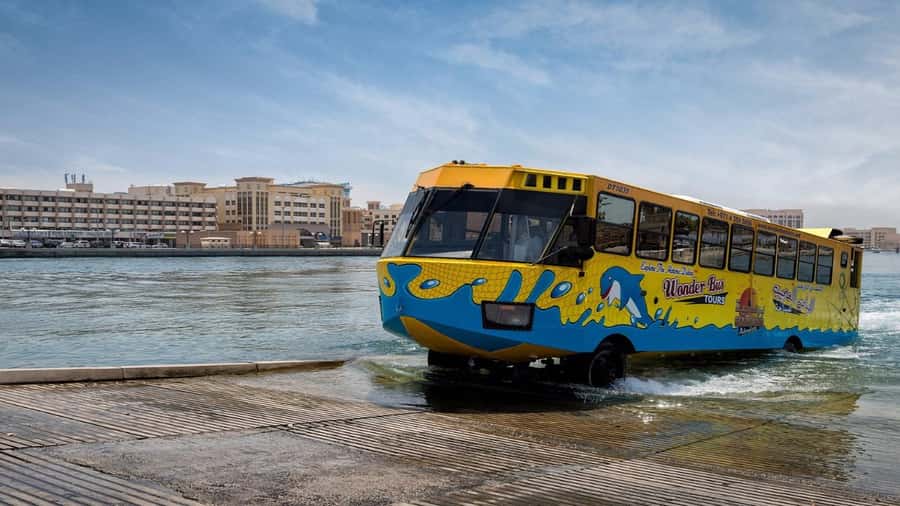 Dubai: Old town tour with Wonder Bus, souks, Creek and Guide - Al Bastakiya and Al Fahidi Fort from your seat