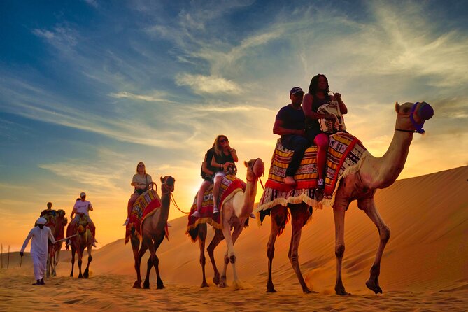Dubai Overnight Desert Safari, BBQ & Stargazing at Al Khayma Camp - Lahbab dune bashing and sandboarding