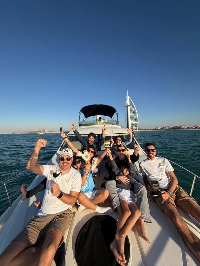 Dubai: Palm Jumeirah luxury private yacht Tour - The two-hour route reaches Palm Jumeirah and Burj Al Arab