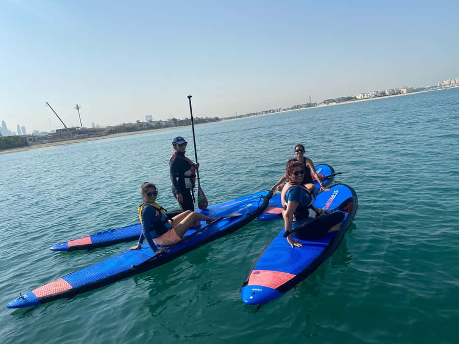 Dubai: Palm Jumeirah Paddle Boarding Tour - The Atlantis stop and photo opportunity