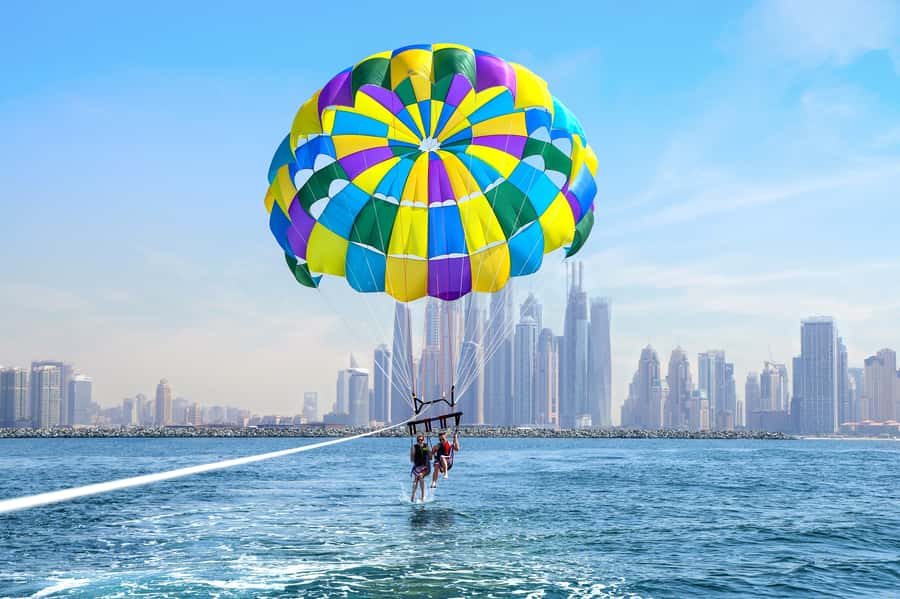 Dubai: Palm View and JBR View Parasailing Experience - The 10-minute flight and how it feels