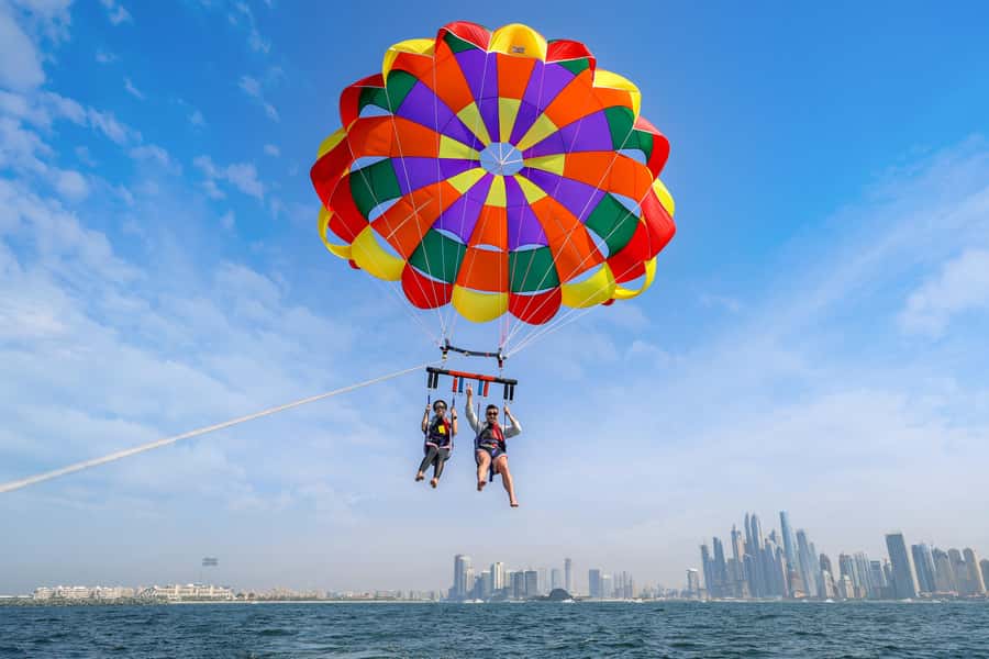 Dubai: Palm View and JBR View Parasailing Experience - Photos, phones, and the extra-cost package