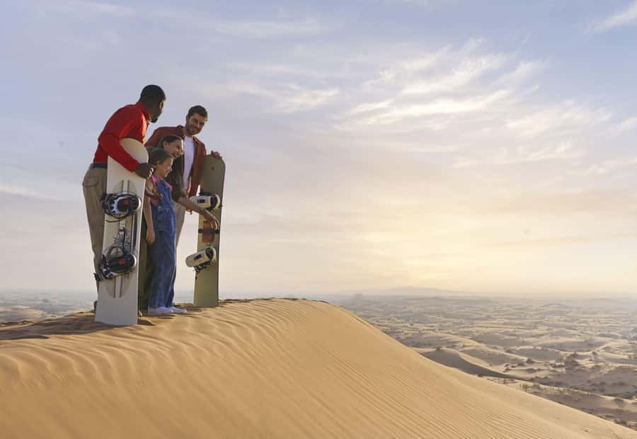 Dubai: Premium Desert Safari, Camel Ride, BBQ & Sandboarding - The BBQ buffet and evening shows
