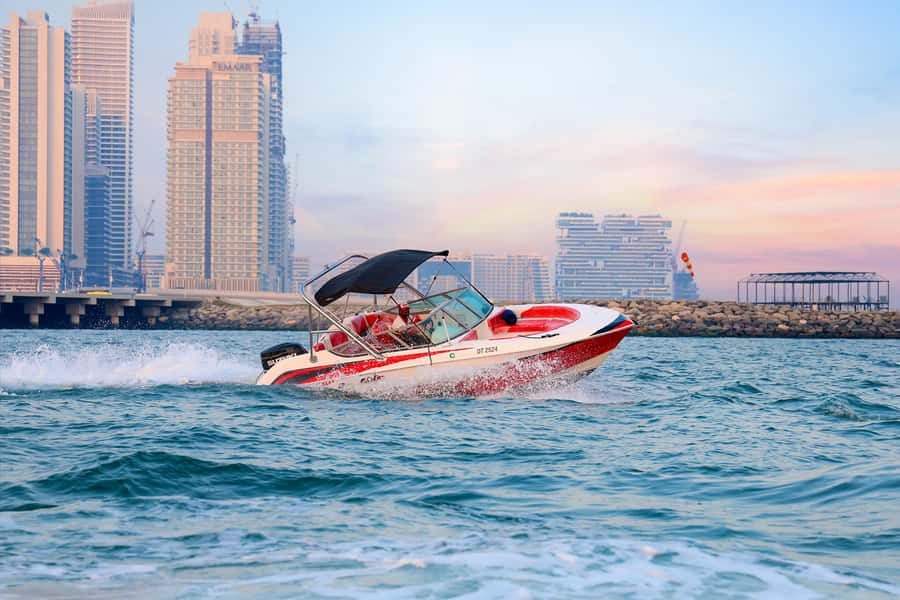 Dubai: Private Boat Tour - JBR/Burj Al Arab/Atlantis options - JBR gives you Dubai’s beachside face