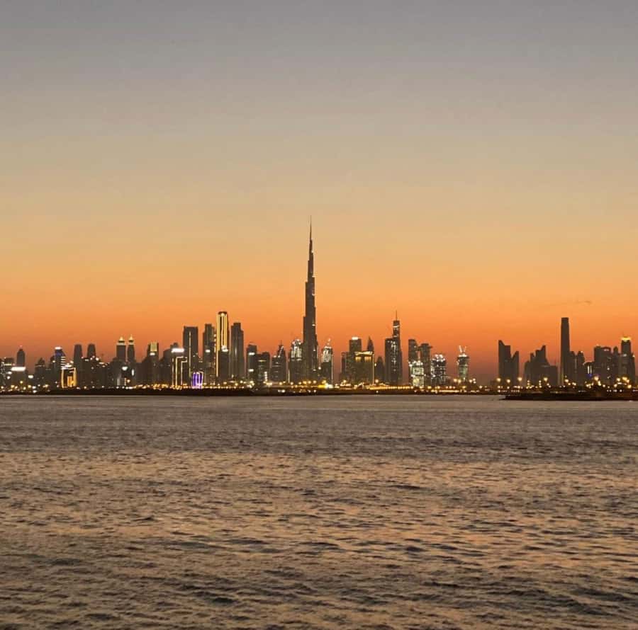 Dubai: Private Creek Harbour and Water Canal Cruise - Seeing Burj Khalifa from the water
