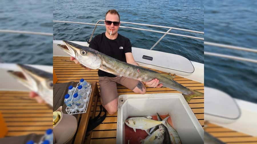Dubai: Private Deep Sea Fishing Trip with BBQ of Catch - Leaving Dubai Harbour for open water