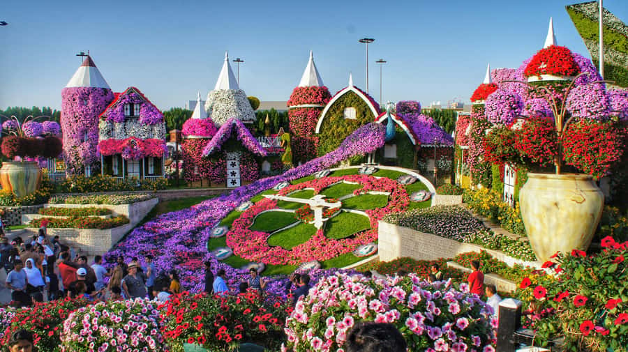 Dubai: Private Dubai Flora and Fauna Trip - Miracle Garden’s floral arches and giant displays