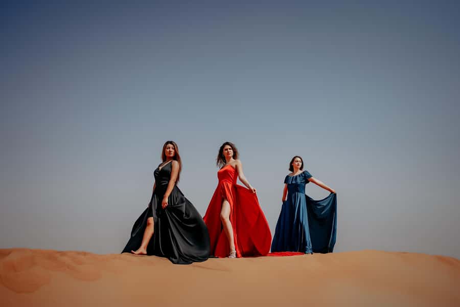 Dubai: Private Flying Dress Photography and Dune Drive Trip - Is $547 good value for two people?