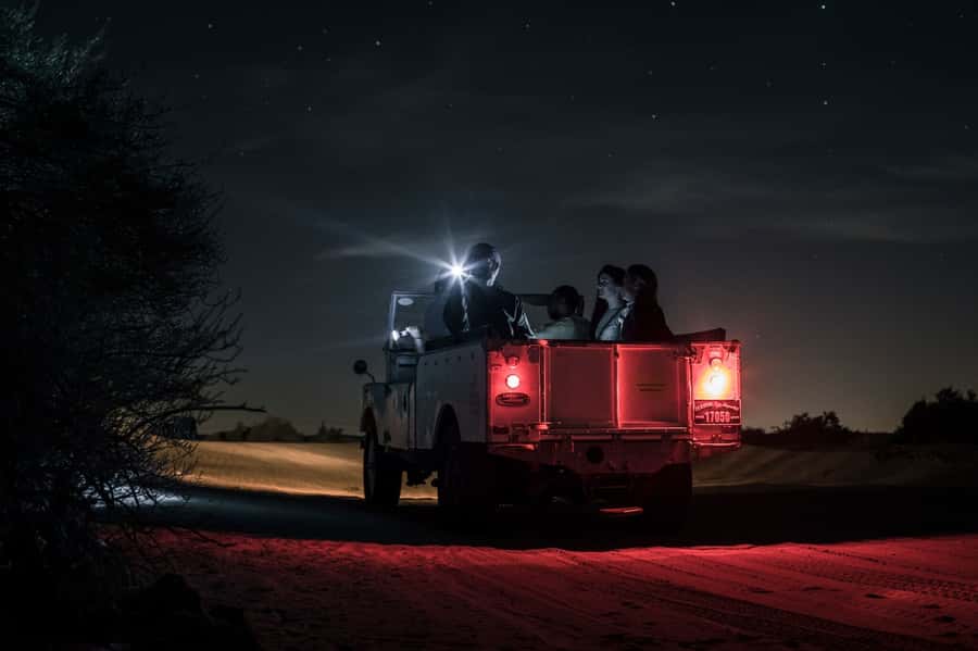 Dubai: Private Night Safari & Astronomy with 3-Course Dinner - Leaving Dubai for the desert after sunset