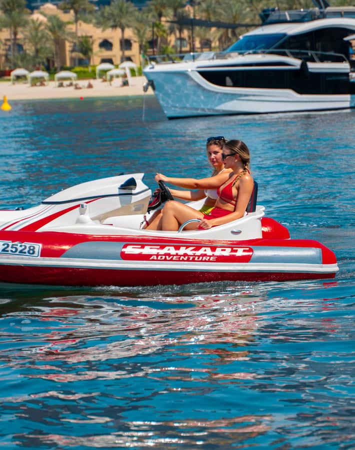 Dubai: Private Self-Drive SeaKart Jet Ski Boat Tour - The World Islands and Burj Al Arab
