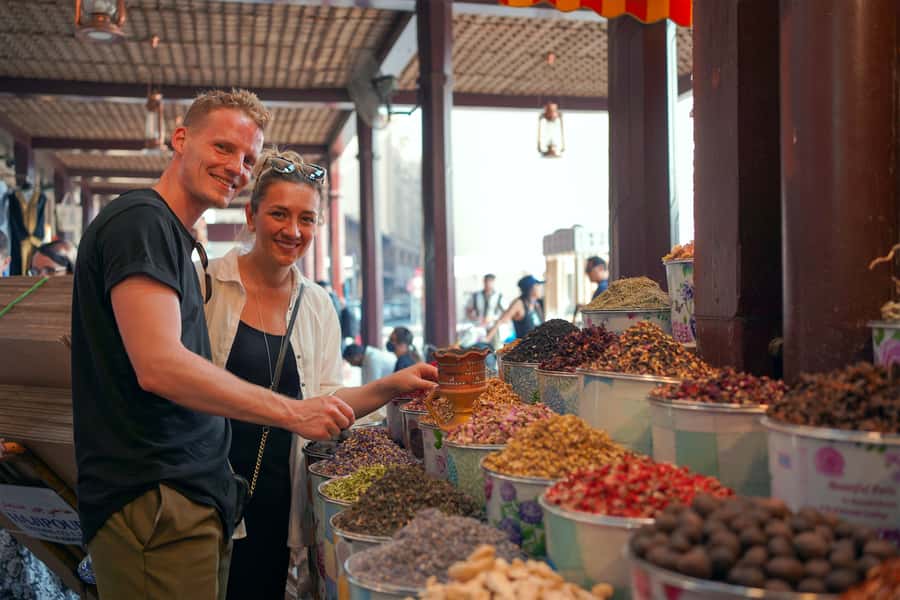 Dubai Private Top Attractions, Premium Vehicle & Street Food - Crossing Dubai Creek by abra
