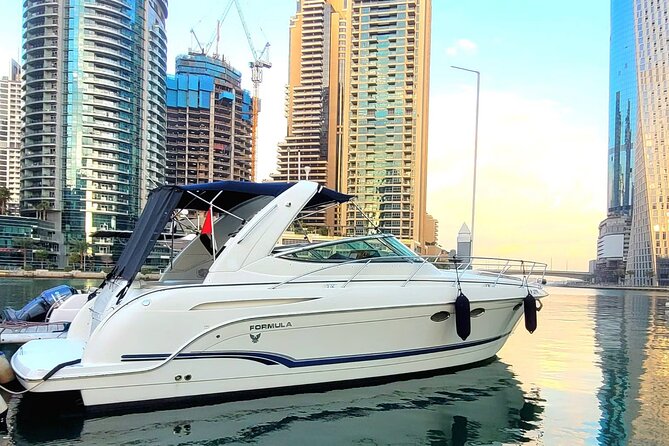 Dubai: Private Yacht Cruise on a 34 Ft Yacht - Burj Al Arab from the water