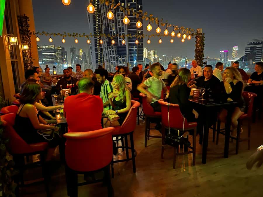 Dubai: Pub Crawl Nightlife Tour - The party bus is the social center