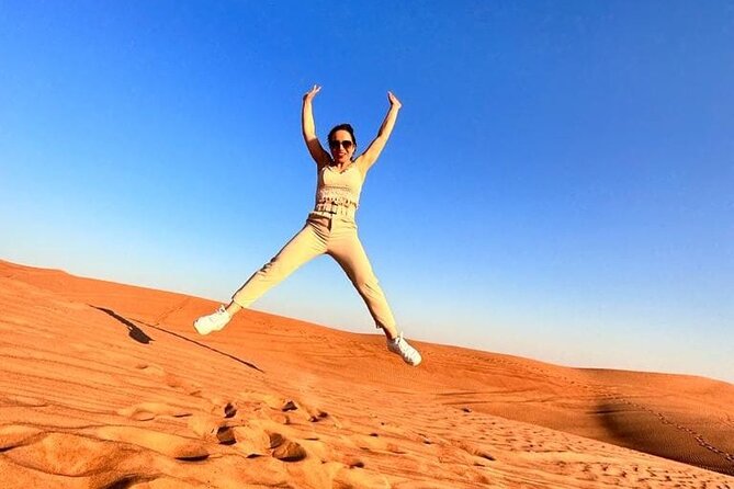 Dubai Red Desert Safari sharing basis with Camel, Shows & Dinner - Arabic Coffee, Henna, and Cushions at Camp