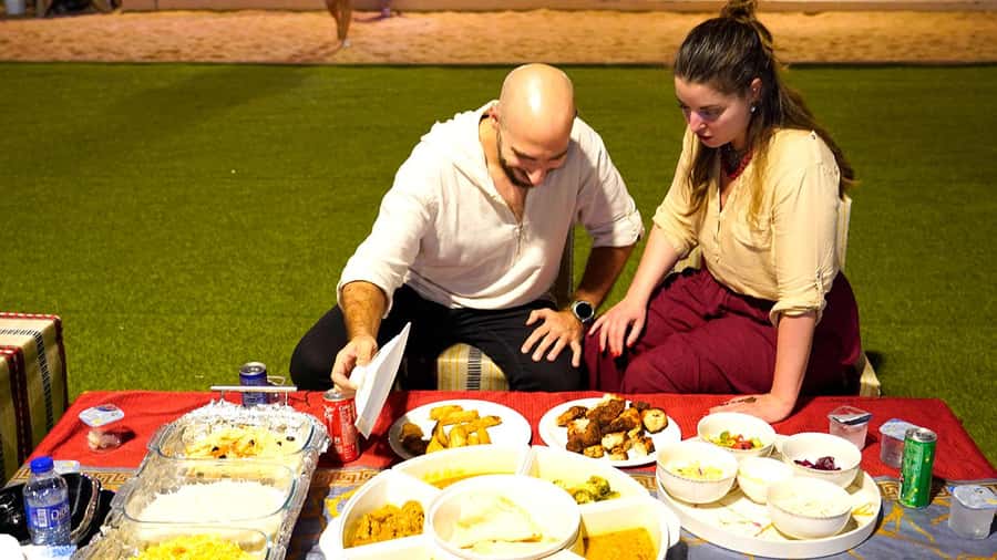 Dubai: Red Dune Desert, Dune Buggy Ride & BBQ Buffet Dinner - One hour of self-drive buggy action