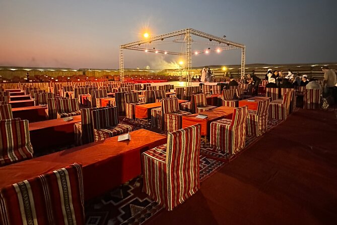 Dubai: Red Dunes, Sandsurf, Camel Ride, BBQ Dinner at Desert Camp - Sunset camp activities fill the quieter hour