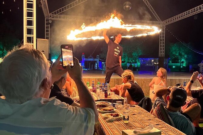 Dubai: Red Dunes, Sandsurf, Camel Ride, BBQ Dinner at Desert Camp - Dinner is filling in concept, uneven in execution
