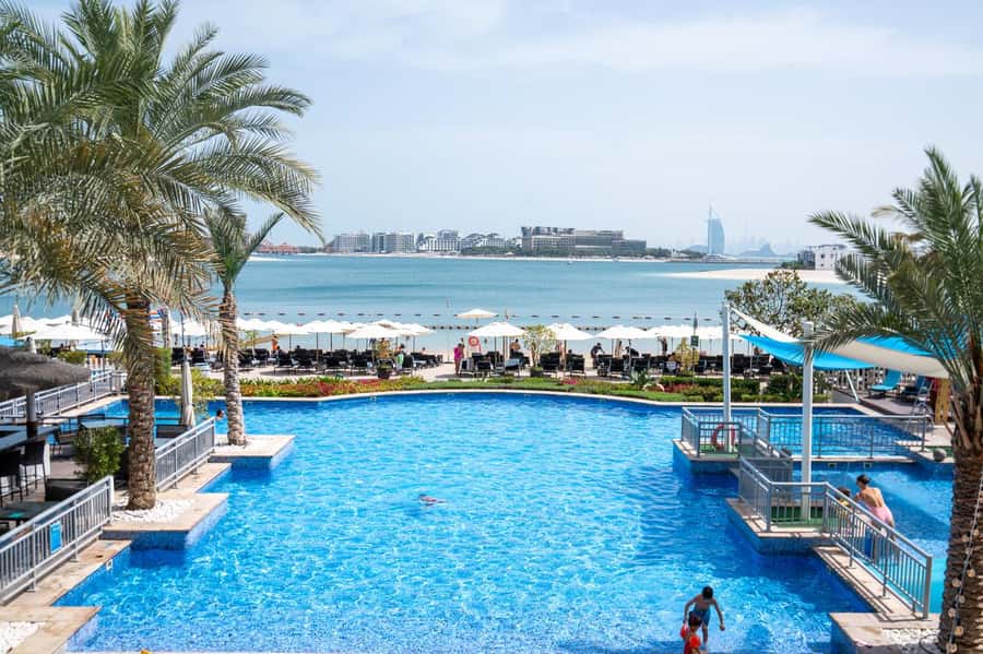 Dubai: Riva Beach Club Pool and Beach Day Pass - Arriving for the pool and beach day