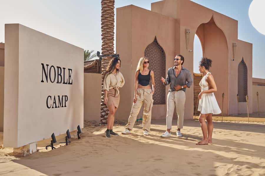 Dubai’s Best Desert Safari: Live Show & Gourmet BBQ Dinner - Dinner at Noble Camp: good variety, with package details to check