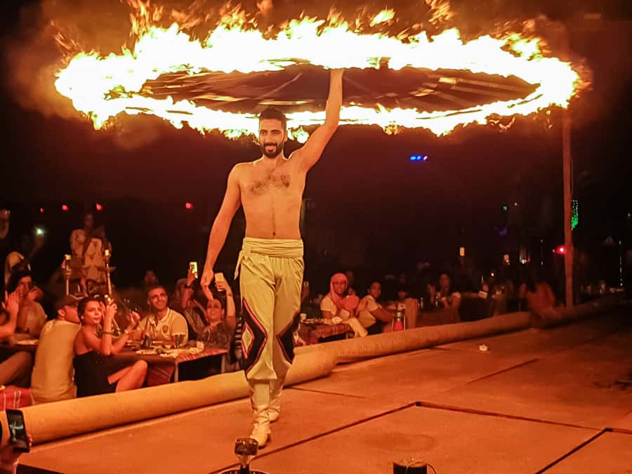 Dubai: Safari, Quad Bike, Camel Ride, and Buffet Dinner - A short camel ride at Lahbab