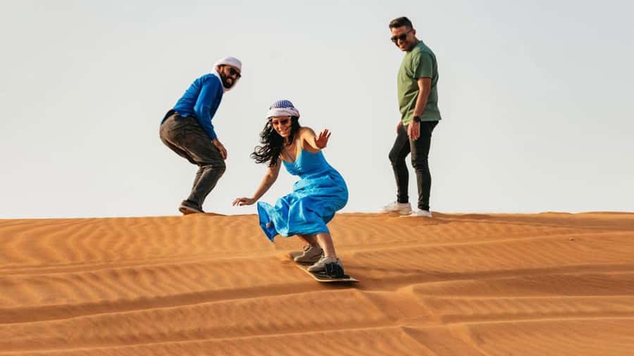 Dubai: Sandboarding, Camel Ride and Red Dune Bashing - How much action fits into $24?