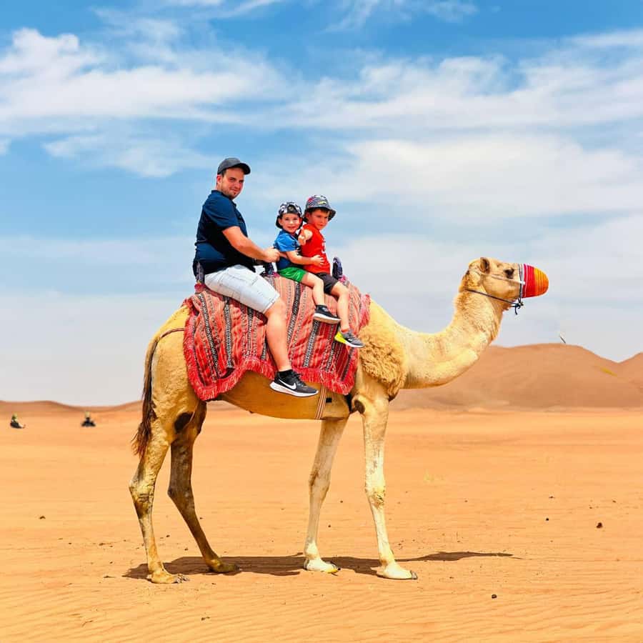 Dubai: Sandboarding, Camel Ride and Red Dune Bashing - The guide can shape the whole morning