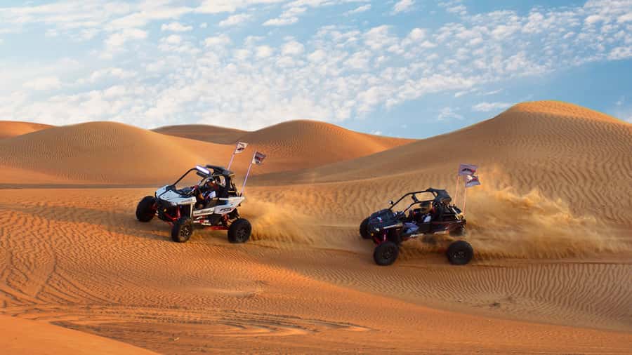 Dubai: Self-Drive 4WD Dune Buggy Guided Desert Adventure - Who should book this Sharjah desert ride?