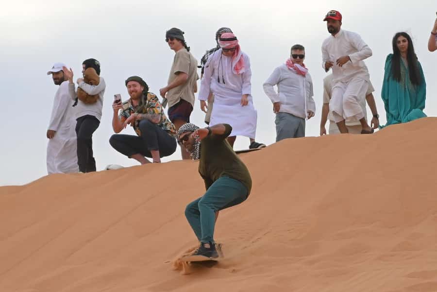 Dubai: Self-Drive Buggy Adventure with Optional BBQ Dinner - The camel ride gives you a slower view