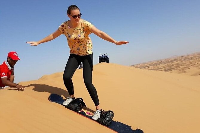 Dubai Self-drive Quad Bike, Sand Boarding, Camels & Refreshments - The 7:00 am pickup from Dubai or Sharjah