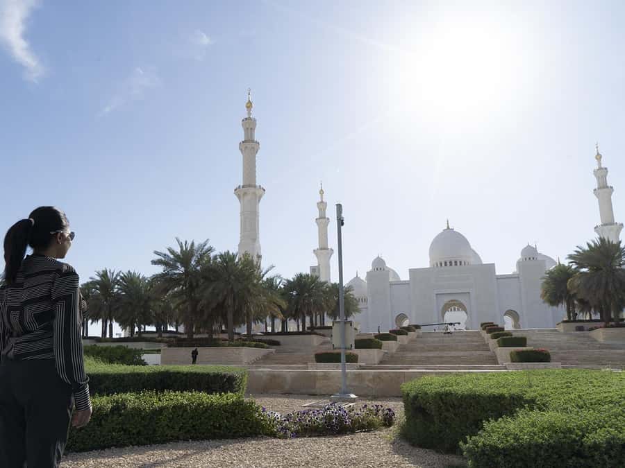 Dubai: Sheikh Zayed Mosque & Ferrari World Entry w/ Transfer - Choosing Ferrari World, Warner Bros. World, or SeaWorld