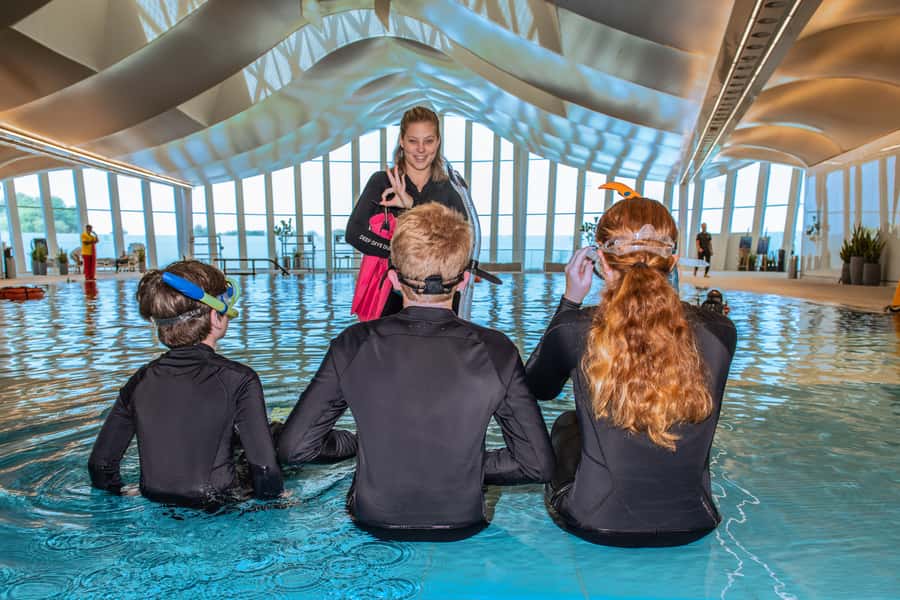 Dubai: Snorkeling at Deep Dive World's Deepest Pool - Seeing the sunken city from the surface