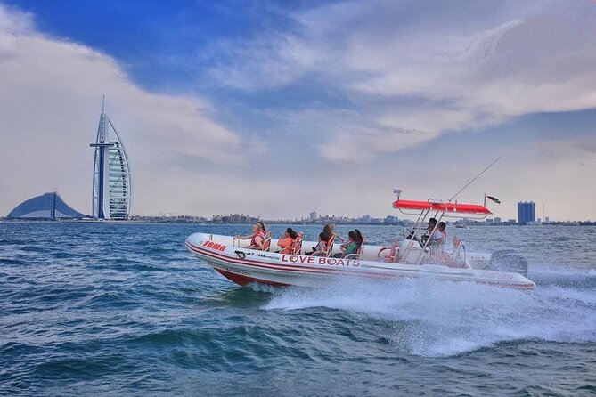 Dubai Speedboat Tour, Marina, Atlantis, Palm & Burj Al Arab - Burj Al Arab and the return route