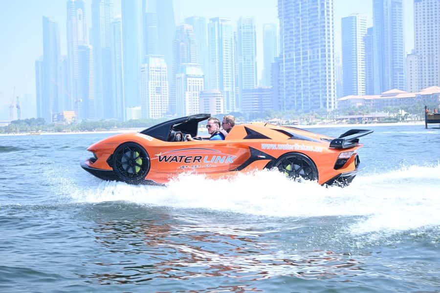 Dubai: Splash & Thrill | 20min Jet Car DXB Harbour - What driving a Jet Car in Dubai is really like