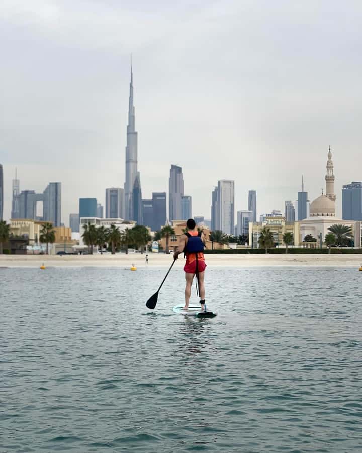 Dubai: Stand-Up Paddle Boarding with Burj Khalifa View - The 10-minute briefing before you launch
