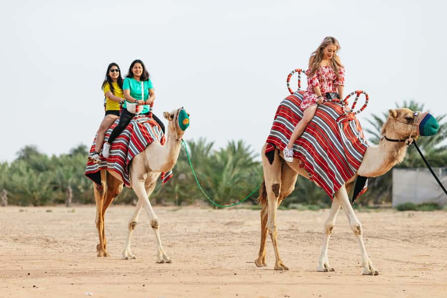 Dubai: Sunrise Balloon Flight with Camel Ride & Breakfast - Watching the balloon take shape