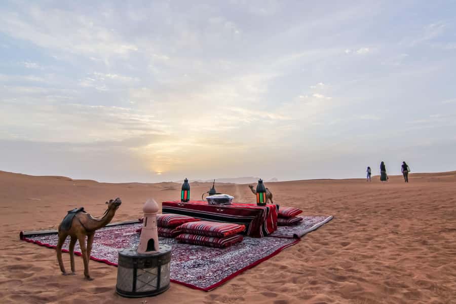 Dubai Sunrise Desert Camel Trek with Breakfast - Breakfast after the desert ride