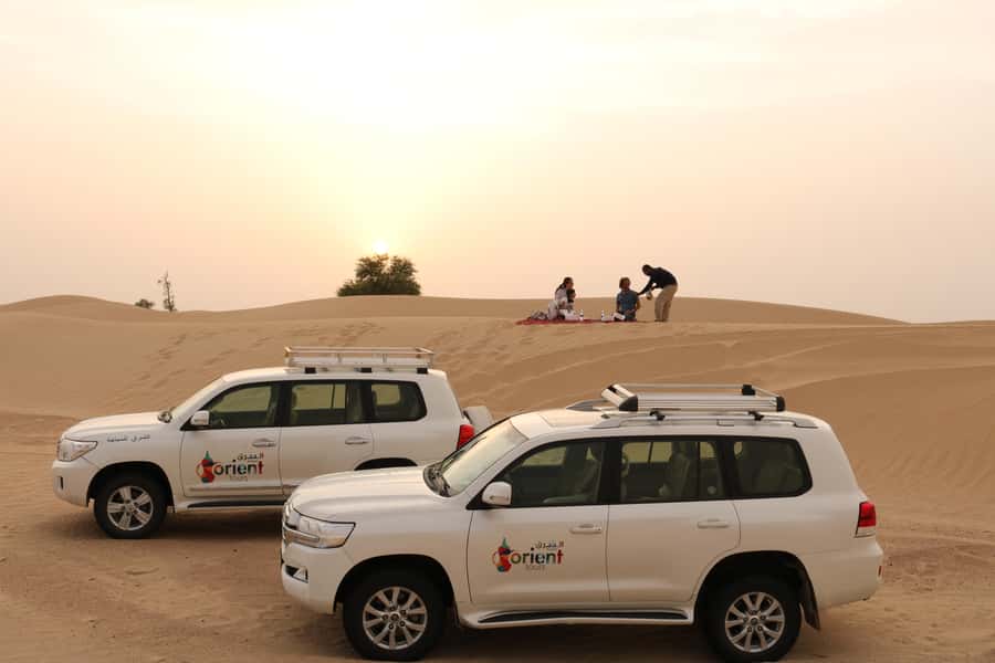 Dubai: Sunrise Desert Jeep Safari with Wildlife Experience - Picnic breakfast with coffee, fruit, and pastries