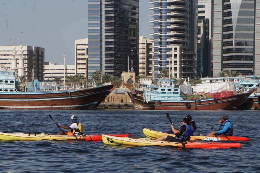 Dubai: Sunset/Night Dubai Creek Kayak Tour - Key points at a glance