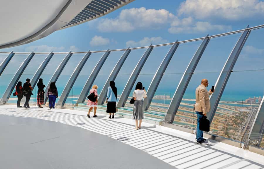 Dubai: The View At The Palm Ticket & 1.5 Afternoon Yacht - Ain Dubai and the changing route