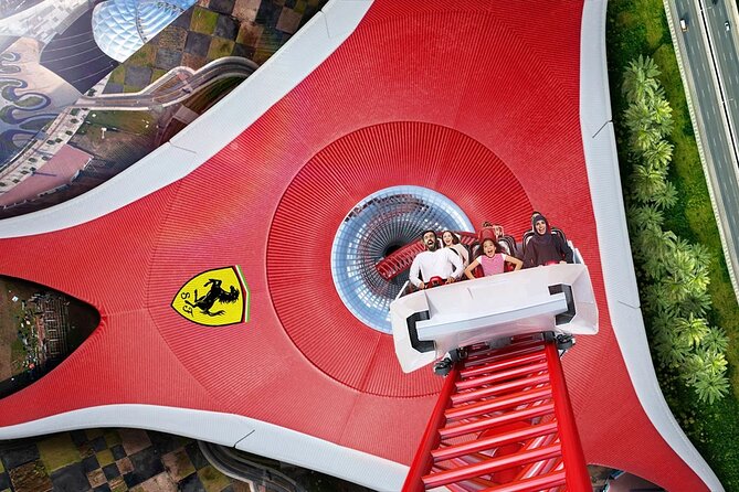 Entrance ticket to Ferrari World Abu Dhabi theme park - Ferrari World Abu Dhabi, a giant indoor racing playground