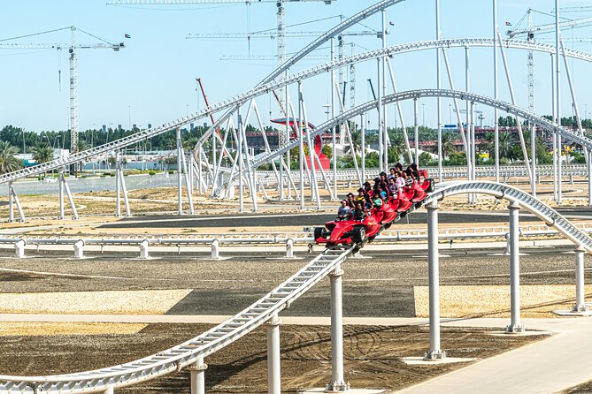 Entrance ticket to Ferrari World Abu Dhabi theme park - Racing simulators and live entertainment
