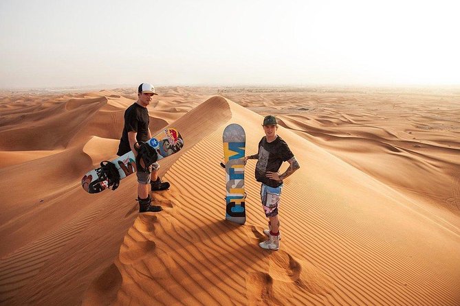 Evening Desert Adventure: Quad Biking, Sandboarding & Camel Ride - Pickup from Dubai to Lahbab