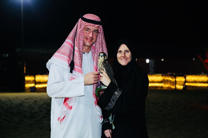 Evening Desert Safari Abu Dhabi with Hot BBQ Dinner - Sandboarding and optional quad biking