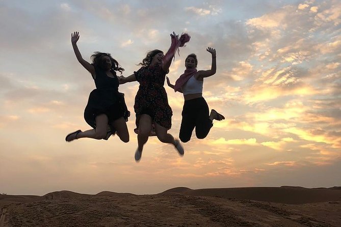 Evening Desert Safari & BBQ With Live Shows,Camel Ride,Falcon pic - Arabic coffee, henna, clothing, and the camp setting