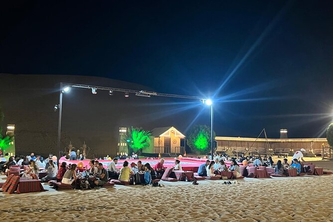 Evening Desert Safari Camel Ride Dinner Live Shows in Abu Dhabi - Sandboarding for a simple burst of fun